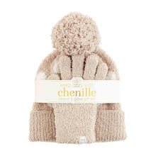 Load image into Gallery viewer, Chenille Beanie &amp; Gloves Set
