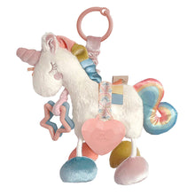 Load image into Gallery viewer, Link &amp; Love™ Unicorn Activity Plush Silicone Teether Toy
