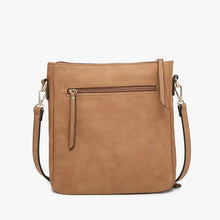 Load image into Gallery viewer, Jen &amp; Co Layla Faux Suede Crossbody - Brown
