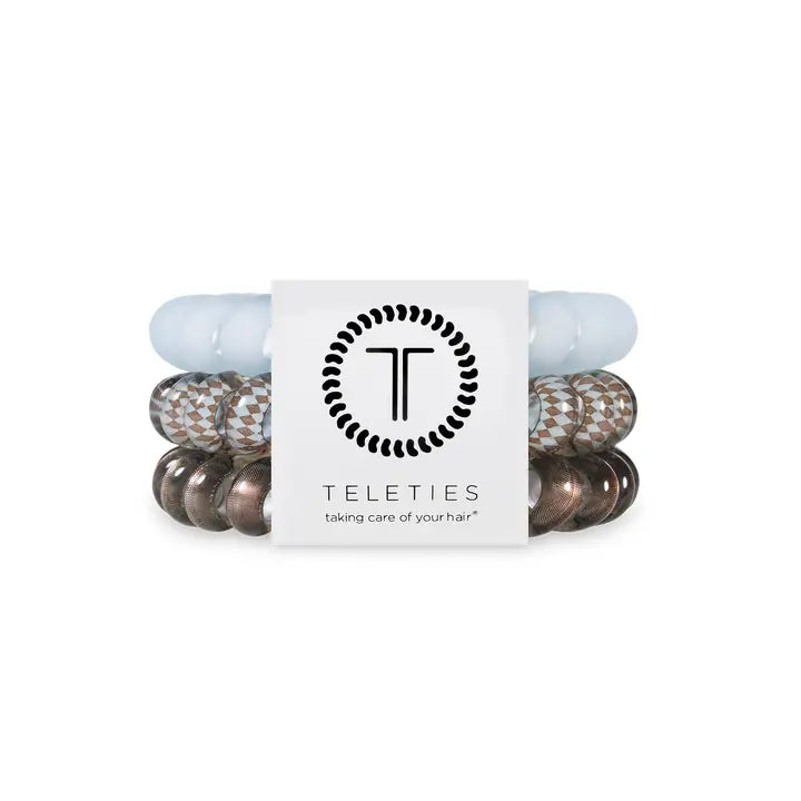 TELETIES® Spiral Hair Coils Large - Truly Taupe