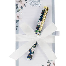 Load image into Gallery viewer, Magnetic Notepad W/Pen Strength &amp; Dignity Prov. 31:25
