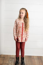 Load image into Gallery viewer, Kids Cinnamon Fall Floral Pant Set
