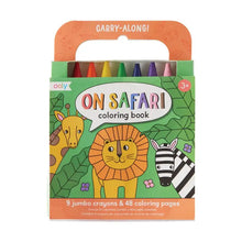Load image into Gallery viewer, Carry Along Crayon &amp; Coloring Book Kit-On Safari
