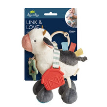 Load image into Gallery viewer, Link &amp; Love™ Cow Activity Plush Silicone Teether Toy
