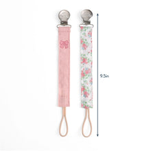 Load image into Gallery viewer, Itzy Clip™ Fabric Pacifier Strap - Bow
