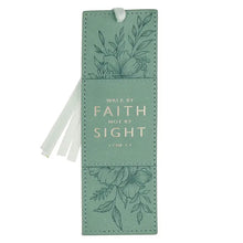 Load image into Gallery viewer, Faux Leather Inspirational Bookmark
