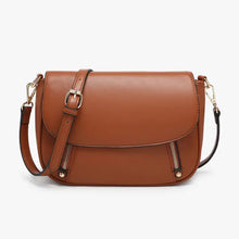 Load image into Gallery viewer, Lindsay Dual Zip Flapover Crossbody
