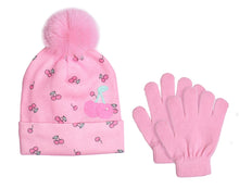 Load image into Gallery viewer, Cherry Printed Hat &amp; Glove Set
