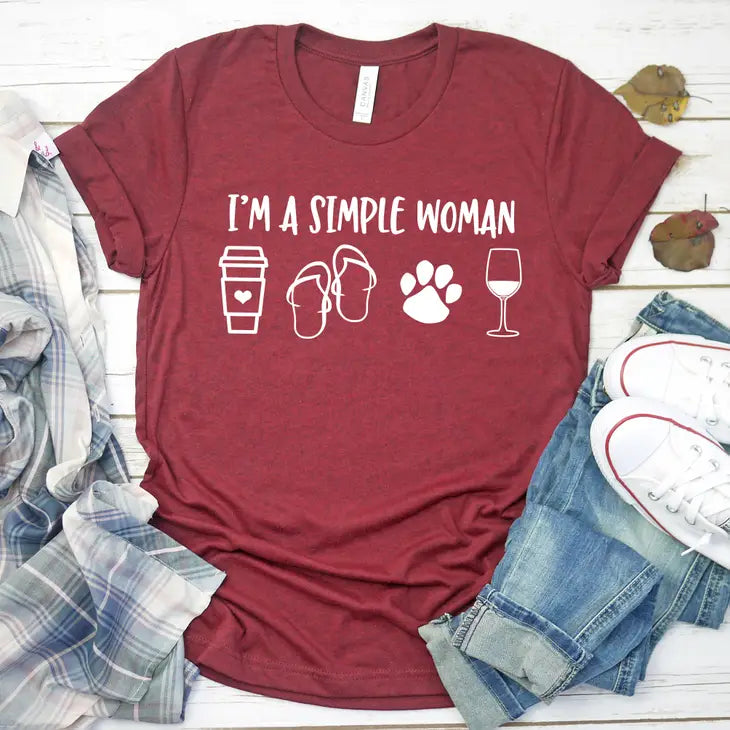 I'm A Simple Woman Graphic Tee
