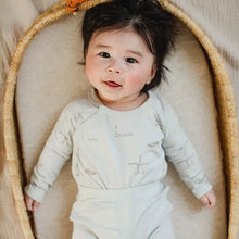 Load image into Gallery viewer, Amsterdam 3 Piece Bodysuit &amp; Pant Set - Morning Blue
