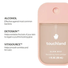Load image into Gallery viewer, Touchland Hand Sanitizing Mist- Rosewater Glow Mist Revitalizing
