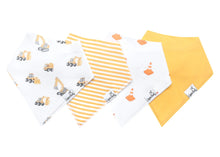 Load image into Gallery viewer, COPPER PEARL® Baby Bandana Bibs 4pk - Dozer
