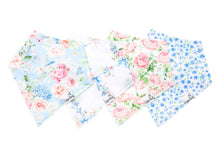 Load image into Gallery viewer, COPPER PEARL® Baby Bandana Bibs 4pk - Genevieve
