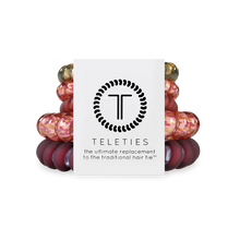 Load image into Gallery viewer, Teleties® Burgundy Bliss Mixed Hair Tie Pack
