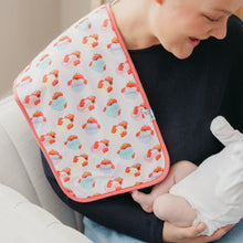 Load image into Gallery viewer, COPPER PEARL® Premium Burp Cloths - Elmo Heart Candies
