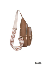 Load image into Gallery viewer, Vegan Leather Crossbody Sling Bag
