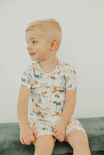 Load image into Gallery viewer, COPPER PEARL® 2pc Short Sleeve Pajama Set - RUFUS
