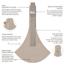 Load image into Gallery viewer, Copper Pearl Everyday Sling Carrier - Taupe
