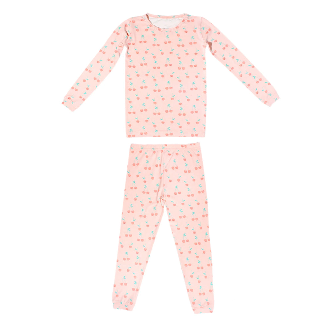 COPPER PEARL® 2pc Long Sleeve Pajama Set CHEERY