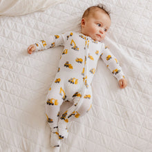 Load image into Gallery viewer, COPPER PEARL® Bamboo Convertible Zip-Up Footie Pajama - Dozer
