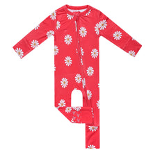 Load image into Gallery viewer, COPPER PEARL® Convertible Bamboo Zip-Up Footie Pajama - Jessa
