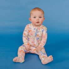 Load image into Gallery viewer, COPPER PEARL® Bamboo Convertible Zip-Up Footie Pajama - Penelope
