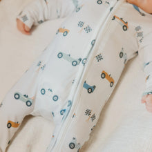 Load image into Gallery viewer, COPPER PEARL® Zip-Up Footie Pajama SPEEDSTER
