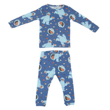 Load image into Gallery viewer, COPPER PEARL® 2pc Long Sleeve Pajama Set COOKIE MONSTER
