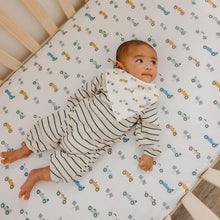 Load image into Gallery viewer, COPPER PEARL® Premium Crib Sheet SPEEDSTER

