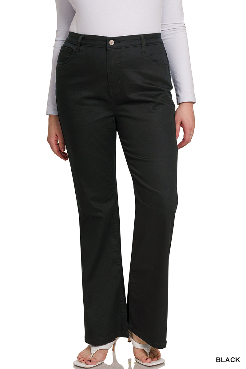 High-Rise Bootcut Denim Pants Elladees Boutique at Dear Yesteryear High-Rise Bootcut Denim Pants Elladees Boutique at Dear Yesteryear