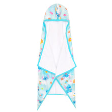 Load image into Gallery viewer, COPPER PEARL® Big Kid Hooded Towel Disney Stitch Dreamsicles
