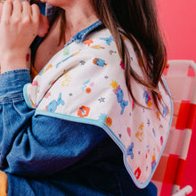 Load image into Gallery viewer, COPPER PEARL® Premium Burp Cloths 3pk - Disney Stitch Dreamsicles
