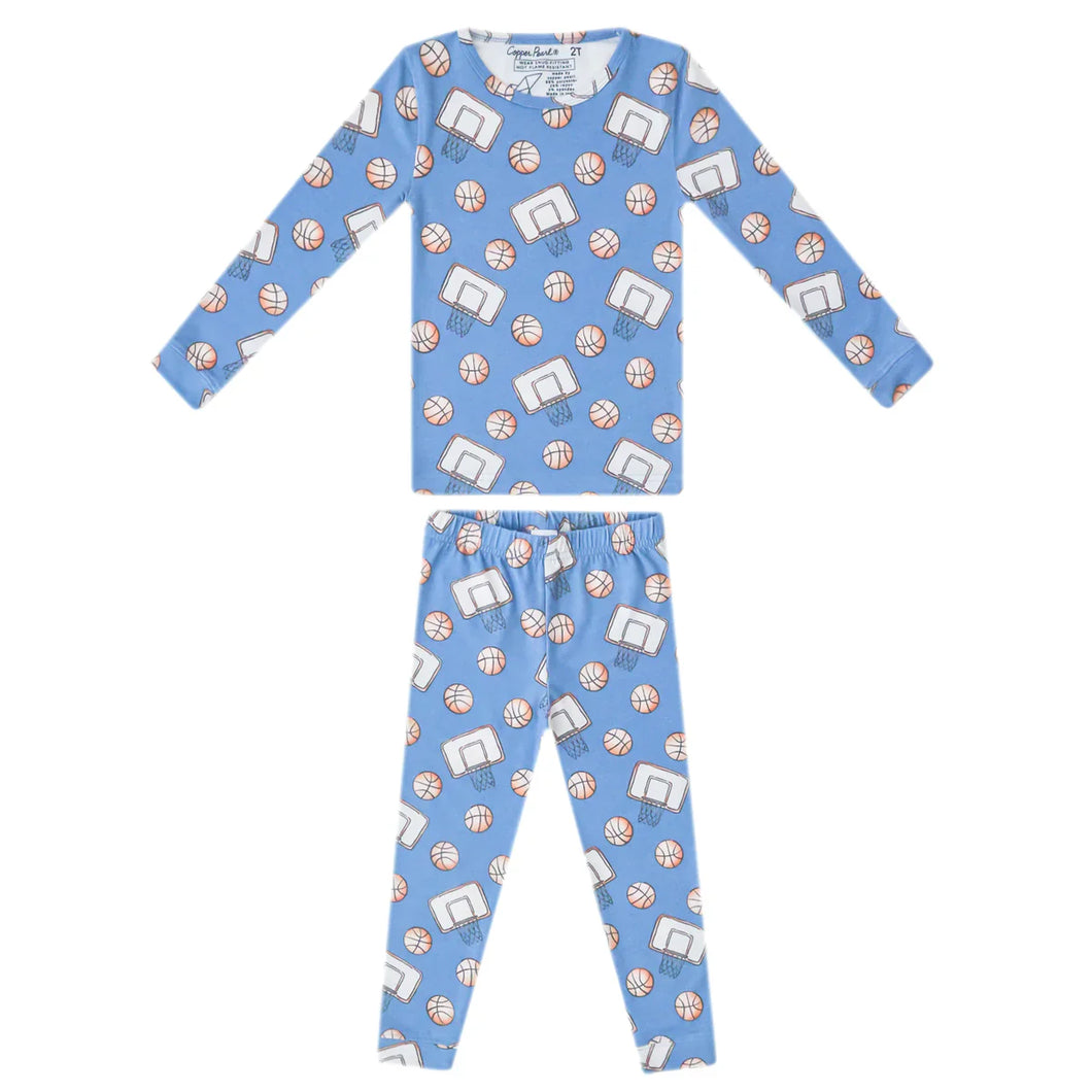 COPPER PEARL® 2pc Long Sleeve Pajama Set DUNK