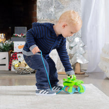 Load image into Gallery viewer, Frolicking Frog Wooden Pull Toy
