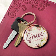Load image into Gallery viewer, Rose Gold Scripture Keychain with Gift Tin
