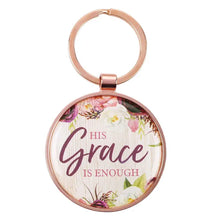 Load image into Gallery viewer, Rose Gold Scripture Keychain with Gift Tin
