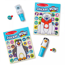 Load image into Gallery viewer, Sticker WOW!® Activity Pads &amp; Sticker Stampers VALUE PACK - Penguin and Polar Bear
