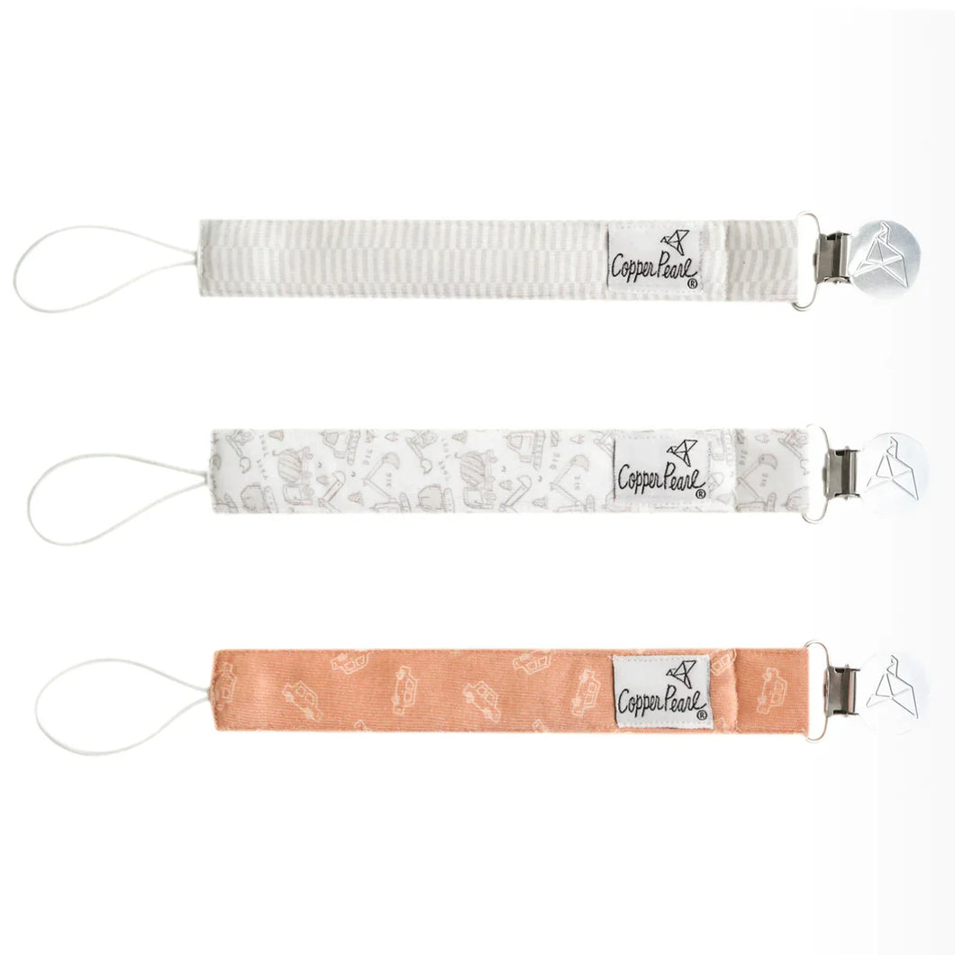 COPPER PEARL® Binky Clip Set GAGE