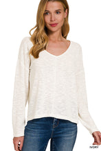 Load image into Gallery viewer, V-Neck Knit Top
