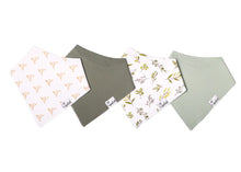 Load image into Gallery viewer, COPPER PEARL® Baby Bandana Bib Set 4pk HAVEN
