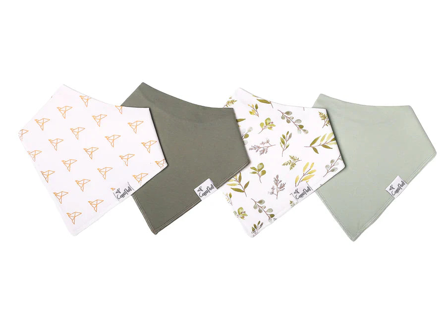 COPPER PEARL® Baby Bandana Bib Set 4pk HAVEN