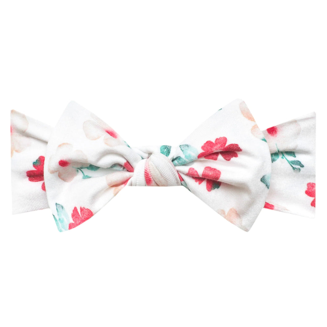 COPPER PEARL® Knit Headband Bow NOEL