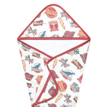 Load image into Gallery viewer, COPPER PEARL® Hooded Towel DISNEY PIXAR BUMPER STICKERS

