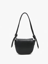 Load image into Gallery viewer, Mumbai Shaped Shoulder Bag w/ Knotted Accents
