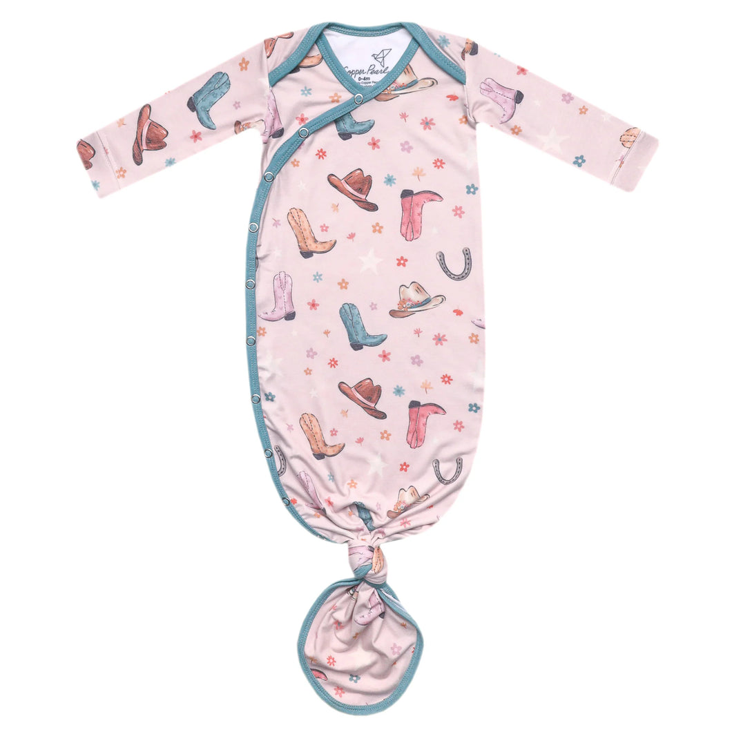 COPPER PEARL® Newborn Knotted Gown CHEYENNE