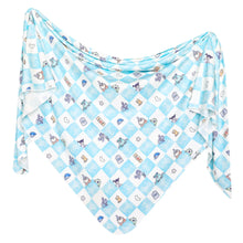 Load image into Gallery viewer, COPPER PEARL® Knit Swaddle Blanket - Monsters Inc. Medley
