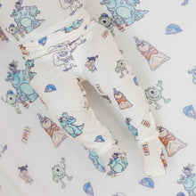 Load image into Gallery viewer, Copper Pearl® Footed Baby Pants Monsters Inc. Friends
