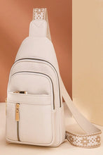 Load image into Gallery viewer, Vegan Leather Crossbody Sling Bag
