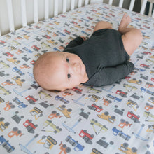 Load image into Gallery viewer, COPPER PEARL® Premium Crib Sheet DIESEL
