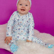 Load image into Gallery viewer, COPPER PEARL® Zip-Up Footed Pajama - Monsters Inc. Medley
